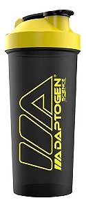 Shaker Adaptogen 600ml – Preto com Amarelo