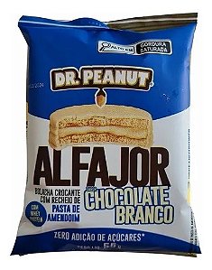 Alfajor Dr. Peanut 55g – Sabor Chocolate Branco