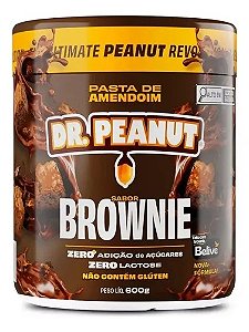 Pasta de Amendoim sabor Brownie 600g da Dr. Peanut