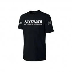Camiseta Nutrata preta Dryfit tamanho G