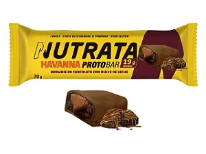 Barra Proteica Nutrata Havanna ProtoBar Doce de Leite e Brownie 40g