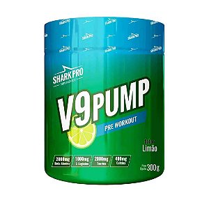 V9 Pump – Pré-Treino 300g – Refrigerante Limão – Shark Pro