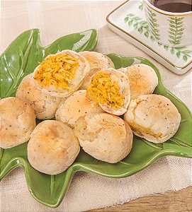 Pão Falso Queijo com Frango - Qerita Saudavel