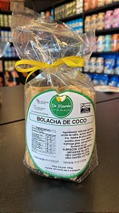 BISCOITO DE COCO SEM GLUTEN SEM LACTOSE 150G.