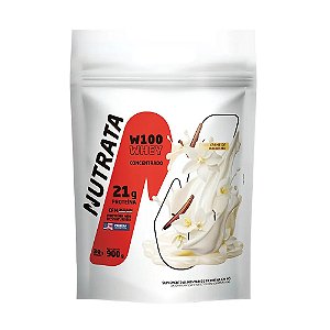 PROTEINA NUTRATA W100 WHEY BAUNILHA REFIL 900 G
