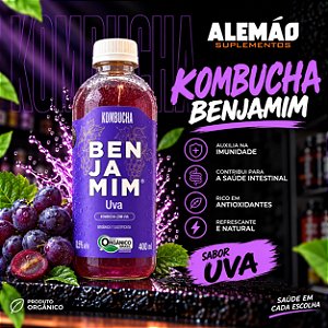 Kombucha Benjamim Uva 400ml