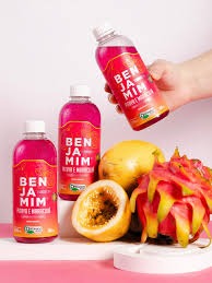 BENJAMIM KOMBUCHA ORGANICA PITAYA E MARACUJA 400ML