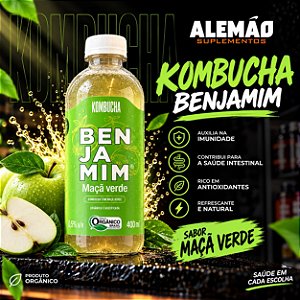 Benjamim Kombucha – Maçã Verde 400 ml