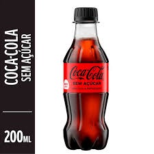 Refri Coca-cola zero Mini Pet - 200 Ml