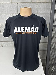 Camiseta - Alemão Suplementos - Preta
