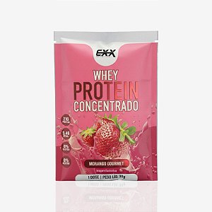 Monodose 30g Whey Concentrado • Morango Gourmet