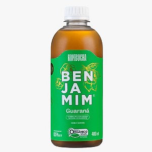 Kombucha Orgânica sabor Guaraná 400 ml - Benjamim