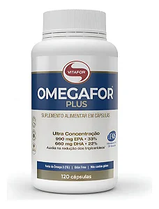 Ômegafor Plus 120 Cápsulas 1000mg – Vitafor