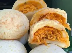 Pão Falso Queijo Com Frango - Qerita Saudavel