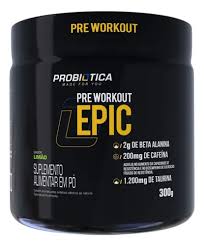 Pré treino Épic 300 g (Limão) - Probiotica
