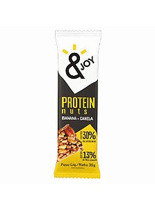 Barra &Joy Proteína Banana e Canela 35g