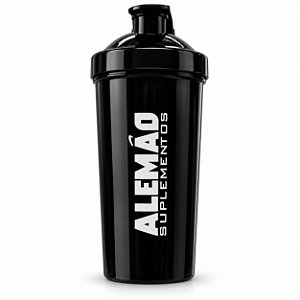 Garrafa Plástica 700ml Preta - Alemão Suplementos