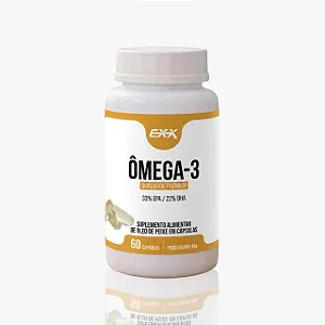 Ômega 3 - 33% Epa + 22% Dha- 1000mg C/ 60 Caps - Exx Nutrition