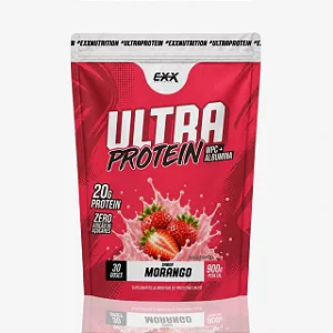 Ultra Protein Whey 900g - Exx Nutrition • Morango