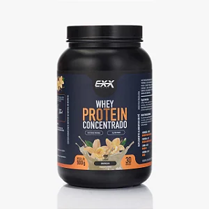 Whey 100% Concentrado Pote 900g – Exx Nutrition | Baunilha