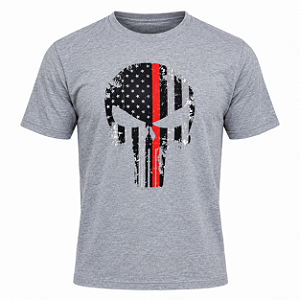 Camiseta Estampada Confortável Caveira Black