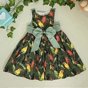 Vestido Due Bambini Alice Pássaros
