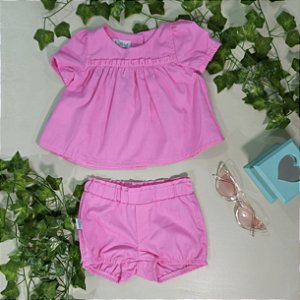 Conjunto Due Bambini Agata Rosa Chiclete