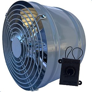 Exaustor 25cm com Dimmer Qualitas EQ250M2 para Cozinha e Coifa