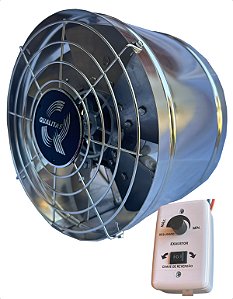 Exaustor Industrial 30cm Inox 304 Com Dimmer