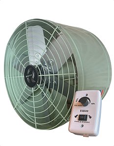 Exaustor Industrial 50cm Alta Vazão Com Dimmer 110v/220v ECO