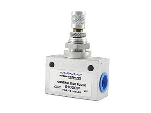 VALVULA CONTROLE FLUXO 1/4            6103-CF