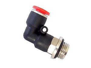 CONEXAO COTOVELO 6MM X 1/4 BSP NYLON