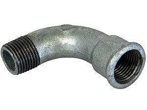 CURVA 1"  MACHO X FEMEA GALVANIZADA