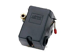 PRESSOSTATO 100 - 140 PSIG 4 VIAS 1/4 COM ALAVANCA