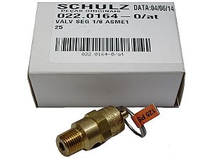 VALVULA SEGURANCA 1/8" - 125PSIG -  42PCM