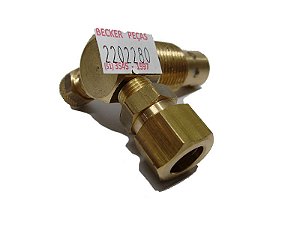 VALV RET 3/8"NPT ENT E SAIDA LAT.