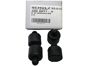 PE BORRACHA KIT C/ 4PC  MS3 / MS3,6 / MSV6