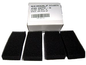 FILTRO AR MOT PISTOLA  AIR PLUS SPRAY 300W (KIT C/ 4 PCS)