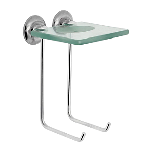 SABONETEIRA MULTIUSO QUADRADA VIDRO