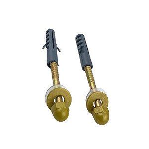 PAR PARAFUSO PARA VASO SANITÁRIO 10 MM GOLD MATTE
