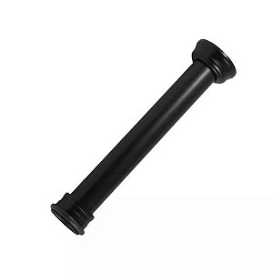 TUBO DE LIGAÇÃO AJUSTÁVEL 25 CM PRETO