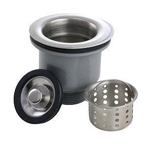 VÁLVULA 3 1/2 PIA COZINHA CESTO HIGIÊNICO RALO PIA BASKET