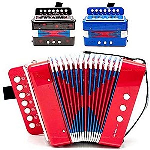 Sanfona Infantil 3 Baixos Acordeon Mini Gaita Profissional
