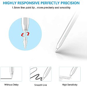 CANETA TOUCH CAPACITIVA RECARREGÁVEL TOMATE MP006A – Precisão, Estilo e Alta