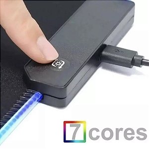 Mouse Pad Gamer Com Led RGB Antiderrapante Impermeável B-Max BM-781