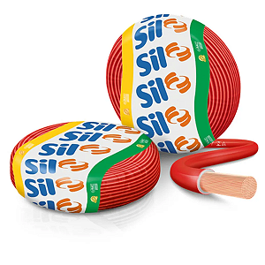 Cabo Elétrico flexivel 2,5mm² Vermelho SIL – Alta Qualidade e Segurança!