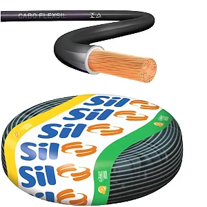 Cabo Elétrico flexivel 2,5mm² preto SIL – Alta Qualidade e Segurança!