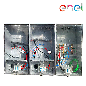 Caixa de Luz em Policarbonato para 2 Medidores – Padrão ENEL