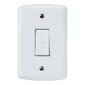 Conjunto 1 Interruptor com Placa - Tramontina Lux²
