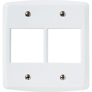 Placa 4x4 com 4 Postos - Tramontina Lux²